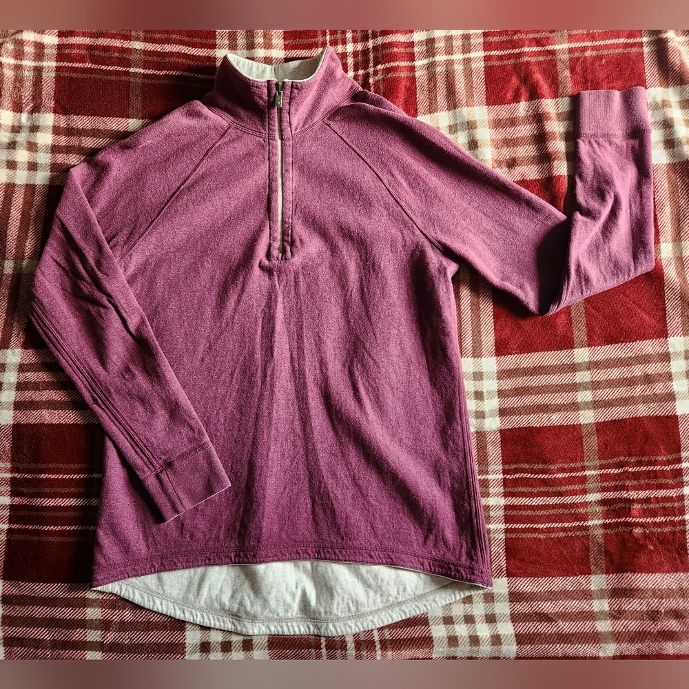 Tommy Bahama Women's Reversable Quarter Zip Sweater